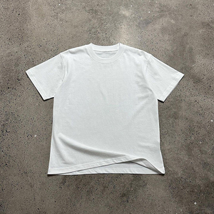 เสื้อยืด100% ทรงบ็อกซี่ฟิตไซส์ใหญ่พิเศษของผู้ชายเสื้อตัดกล่องเปล่าผ้าคอตตอนเสื้อยืดไหล่ปล่อยทรงบ็อกซี่ฟิตผลิตตามสั่ง - Product Image 5