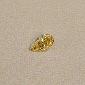 3,5 CT corte de pera suelta cultivada en laboratorio CVD diamante elegante Color amarillo relleno exquisita joyería con certificado - Product Image 2