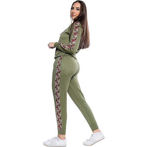 Ensemble de survêtement décontracté de haute qualité en gros pour femmes, ensemble de survêtement deux pièces, tenue personnalisée avec logo, vêtements de sport de fitness, ensemble de jogging surdimensionné - Product Image 6