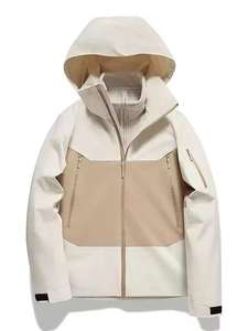 Men's High Street Slim Fit Puffer Jacket Hot Sale Eco-Friendly Knitted Fabric Lightweight Hooded Long <b>Winter</b> Stand XL Size - Product Image 5