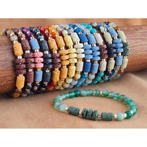 Colorful Gold Plated Boho Style Fashion <b>Beaded</b> <b>Bracelets</b> for Trendy Resale Collections - Product Image 1