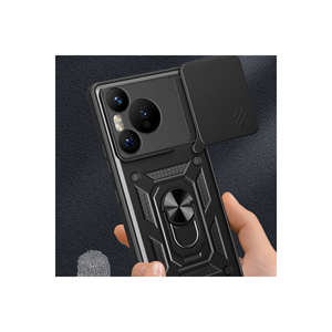 Étui magnétique premium pour Huawei Pura 70 5G avec protection coulissante de l'appareil photo, coque en silicone robuste disponible en translucide - Product Image 3