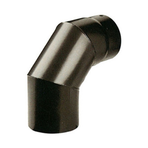 Gomito Plus in Acciaio Porcellanato Diametro 13 Cm Colore Nero Opaco - Product Image 1