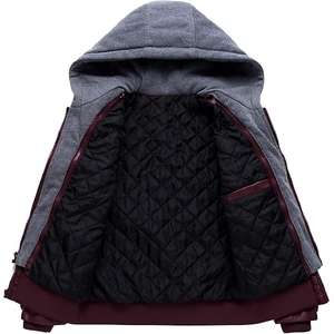 Veste en cuir véritable sur mesure, prix d'usine, veste en cuir de mouton du Pakistan, vente en gros, mode masculine, noire, marque personnalisée - Product Image 4