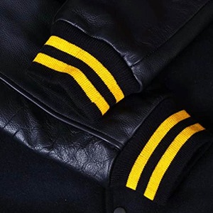 Chaqueta de lana de invierno Varsity personalizada de alta calidad para hombres Relleno de algodón bordado al aire libre de otoño directo del fabricante - Product Image 4
