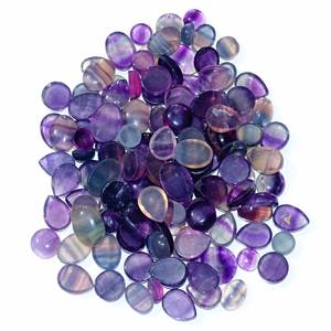 Cabochons de Fluorite Naturelle Pierres Précieuses de Quartz en Vrac pour Bijoux Prix d'Usine de l'Exportateur Indien - Product Image 4