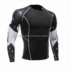 Nardon Apparel OEM Diseño Compresión Mma Rash Guard, OEM Mma Rashguard, personalizado Sublimado Impreso Mens Rash Guard - Product Image 2