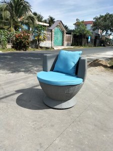 Conjunto de Muebles de Jardín PRCF-128 de Mimbre Sintético para Cafetería o Terraza - Product Image 2