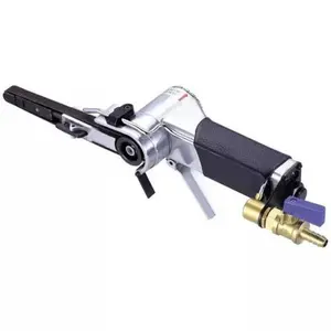 Pneumatic Belt Sander 10 mm x 330 mm Air File Detailing Polisher Tube Pipe Belt Grinder 18000 rpm for Removing Metal Weld Seams