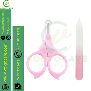 Tijeras de uñas para bebés, lima de uñas para bebés, tijeras de uñas de acero inoxidable para bebés con puntas redondas para recién nacidos, niños pequeños - Product Image 1
