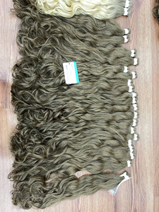 Couleur CHAUDE Vente en Vrac Ondulé Russie Cheveux Cheveux Humains En Vrac Vietnam Remy Extension de Cheveux Humains - Product Image 5