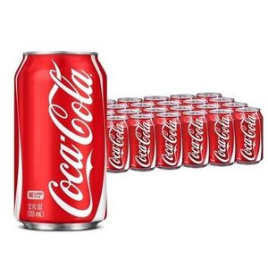 Grosir harga terbaik Coca-Cola 330ml x 24 kaleng Coca-Cola botol minuman lembut Coke klasik asli/Coca Cola 330ml x 24 kaleng