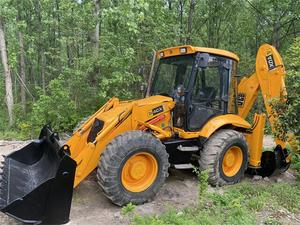 Chargeur pelleteuse Jcb 4cx pro 4x4 2020 avec une forte force de creusement et un design compact idéal pour l'aménagement paysager à bon prix - Product Image 2