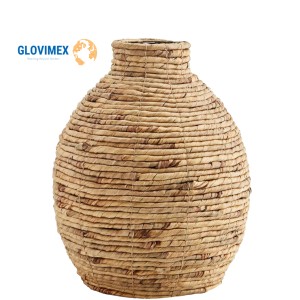 Plante tissée rustique Vietrustic et vase en jacinthe d'eau pour décoration intérieure Vase à plantes - Product Image 2