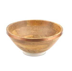 Wholesale Big Food Storage Mixing <b>Bowls</b> Large Acacia Wooden <b>Bowl</b> Wood Salad Serving <b>Bowl</b> <b>Sets</b> for Serving Food - Product Image 1