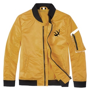 Chaqueta cortavientos ligera informal personalizada para hombre, chaqueta de talla grande impermeable de nailon con cuello levantado para otoño - Product Image 2
