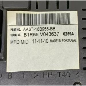 PANTALLA DE NAVEGACIÓN SOLO PARA FORD Fiesta 6ª Serie AA6T-18B955-BB (08>17) - Product Image 5