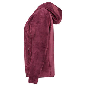 Chaqueta de Forro Polar con Capucha y Cremallera Estilo Urbano para Mujer, Prenda de Invierno Moderna, Suave, Cálida y Ligera - Product Image 4