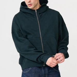 Vente en gros de sweats à capuche zippés personnalisés fabrication de sweats à capuche pour hommes logo brodé et imprimé expédition DDP - Product Image 1