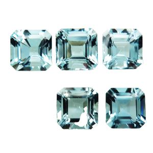 Cojín de corte facetado de Aguamarina Natural 100% de calidad de grado de exportación, piedra preciosa suelta en forma de para uso en joyería, venta al por mayor, OEM - Product Image 2