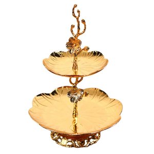 แท่นวางเค้กคัพเค้กทำจากโลหะสำหรับงานแต่งงานที่บ้านโรงแรมร้านอาหารอุปกรณ์ตกแต่งงานปาร์ตี้วันเกิด - Product Image 1