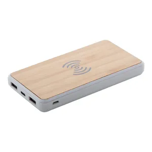 Power Bank Wireless in Bambù Promozionale con Design Ecologico - Product Image 6