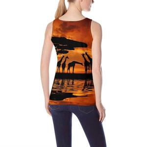 Camiseta sin Mangas de Algodón Satinado Transpirable de Verano de Alta Calidad con Color Personalizado para Mujer - Product Image 5