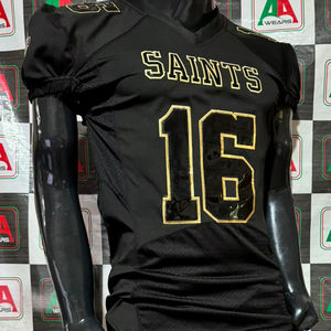 Fútbol americano Jersey fan Jersey padre sublimación aparejos sarga bordado más tamaño personalizado soporte fábrica Pakistán - Product Image 1