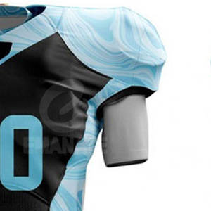 Conjuntos Deportivos Transpirables para Exteriores, Tallas Grandes, Uniformes Personalizados para Adultos, Diseño Personalizado, Manga Corta, Sublimación, Fútbol Americano - Product Image 4