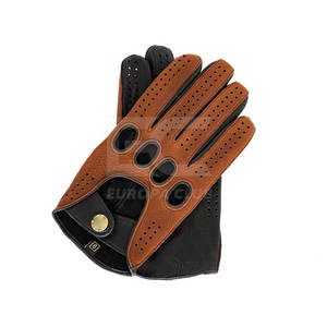 Gants de conduite en cuir de vache véritable, doux, pour la saison hivernale, qualité supérieure, gants de conduite personnalisés - Product Image 1