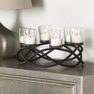 Support de bougie antique en or de luxe, résistant, décoration d'intérieur, fait à la main, riche, Zahid Exports - Product Image 2