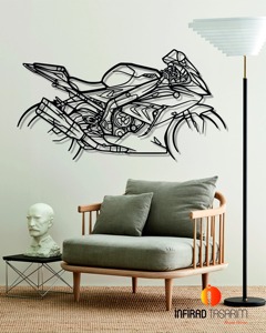 Décoration murale en métal adorable, sculpture en fer artisanale, élégante décoration murale suspendue pour salon, chambre à coucher, bureau - Product Image 5