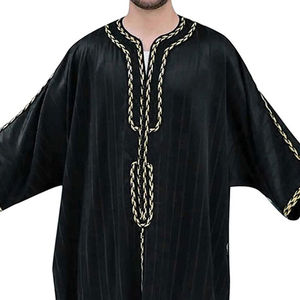 Envío en Línea, Nuevo, Servicio OEM, MOQ Bajo, Diseños de Kurta de Calidad Superior para Hombre, Diseño de Thobe/Jubba Árabe Multicolor para Hombre - Product Image 6