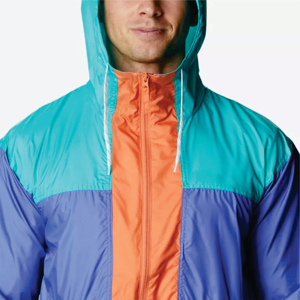 Custom Men Parka Trench Coat Plus Size Hoodie Windbreaker Double Zip Men's Hoodie Waterproof Jacket - Product Image 4