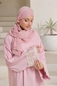 Ropa de manga larga Vestidos de mujer musulmana Abaya Fabricación profesional Ligero y cómodo Señoras Abaya - Product Image 5