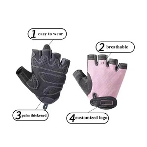 Guantes de fitness para gimnasio con logotipo personalizado de alta calidad, Material de cuero de primera calidad, Mejor Tarifa, nuevo estilo deportivo al aire libre, venta al por mayor - Product Image 2