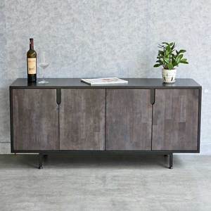 Meuble de salon moderne en bois de caoutchouc 140x42x63cm KTB68164 - Product Image 4