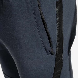 Venta al por mayor de los pantalones de lona para hombre más vendidos transpirable OEM por encargo de alta calidad de color sólido de la cintura elástica - Product Image 3