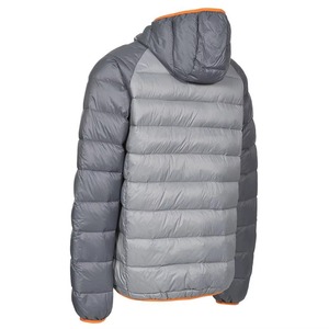 Veste d'hiver épaisse matelassée pour homme, imperméable, respirante, coupe-vent, avec capuche et logo frontal, pour les aventures en plein air - Product Image 3