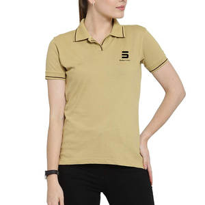 Soft Comfortable Custom Unique Design Personalized Demand Logo for <b>Women</b> <b>Polo</b> <b>Shirts</b> - Product Image 3