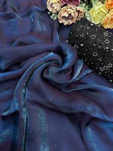 Saree en tissu de soie de qualité supérieure élégant de créateur exclusif de boutique indienne avec chemisier élégant dernier sari ethnique à la mode ethnique - Product Image 4