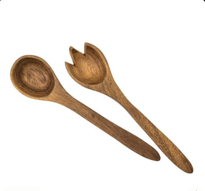 Cucharas de azúcar para servir hechas a mano con estilo de madera natural, precios al por mayor, tamaño personalizado para restaurantes, cocina y uso doméstico - Product Image 2