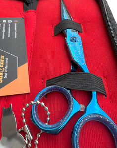 Tijeras de peluquero profesionales de acero inoxidable para mano derecha de 6 pulgadas, herramienta de belleza de peluquería de alta calidad, punta de hoja afilada, corte de pelo - Product Image 4