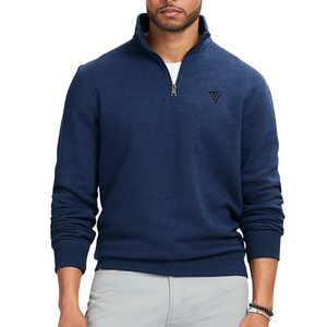 Sweat-shirt à capuche en molleton 100% coton écologique léger pour homme, coupe classique, couleur unie, manches longues - Product Image 3