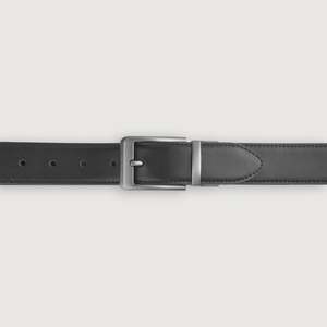 Cinturón Reversible de Cuero Genuino Personalizado para Hombre, Cuero Vacuno de Alta Calidad, Estilo Occidental y Casual, Logotipo Personalizado y Hebilla de Aleación - Product Image 4
