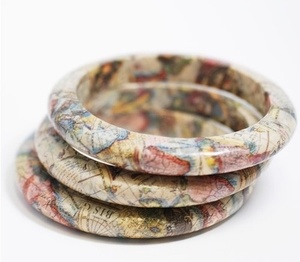 กำไลแฟชันเครื่องประดับอัจฉริยะ & กำไลข้อมือแฟชั่นกำไลข้อมืออินเทรนด์ขนาดใหญ่ใหญ่ใหญ่ใหญ่ใหญ่เกินจริงหลายสีอะคริลิคเรซิ่น - Product Image 2