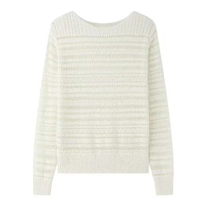 Suéter Acrílico Unisex de Alta Calidad, Tejido Antiarrugas, Jersey Moderno para Hombre, Otoño, Logotipo Frontal Personalizable - Product Image 1