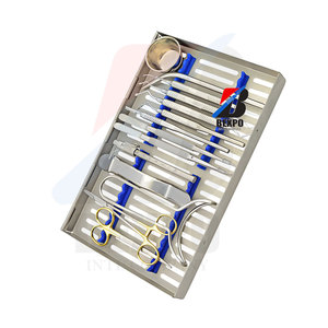 Kit de cirugía de implante básico Herramientas dentales Juego de 14 piezas Instrumentos de calidad premium de acero inoxidable - Product Image 5