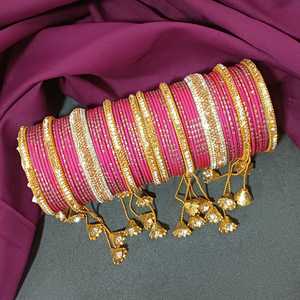 Conjunto de brazalete indio Boho antiguo oxidado joyería India Rhinestone cristal Metal pulsera brazalete conjunto (juego de 58) - Product Image 2