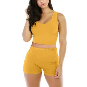 Conjuntos de yoga para mujer Spandex Poliéster Hecho Conjuntos de yoga para Niñas para adultos Deportes Ropa activa Gimnasio Conjuntos de fitness - Product Image 2